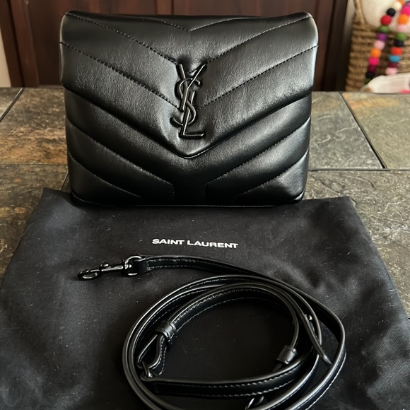 Saint Laurent Handbags - ‼️ON HOLD‼️Saint Laurent Mini Toy Lou Lou Black/ Black